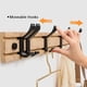 thumbnail image 4 of 2 Unids Coat Rack Ropa Hanger Ganchos de la sala de estar Closet Sombrero de madera PERRAMIENTO PERSONAJE GANCHO GANCHO, 4 of 6