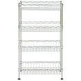 thumbnail image 2 of SAFAVIEH Gaston 4-Tier Chrome Wire Mini Rack Chrome, 2 of 6