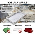 𝟏𝟎𝟎 Marble Vanity Tray (12x7in), Counter Organizer for Bathroom
