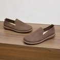 thumbnail image 3 of Men's Handmade Genuine Leather Slip-On Loafers Casual Soft Moccasins Shoes for Walking Driving, 3 of 10