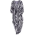 thumbnail image 3 of Alsol Lamesa Women's Summer Swimsuit Cover Ups Zebra Stripes Beach Dresses Bikini Bathing Suit Cover Up Plus Size Kimono Kaftan Dress, 3 of 7