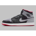 thumbnail image 3 of N I-K-E A i r-Jor-dan 1 Mid Shoes Black Cement Gray DQ8426-006 Men's Sizes NEW, 3 of 6