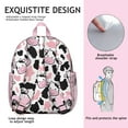 thumbnail image 5 of Night Owl Pattern Durable School Backpack - Ergonomic & Padded Student Daypack with Side Pockets, 5 of 5