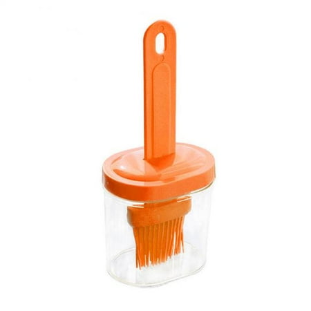 

UMMH Oil Bottle With Silicone Brush Kitchen Silicone Oil Brush Baking Barbecue Grill Oil Brush Dispenser Pastry Steak Oil Brush