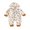 Brown, variant on Miaouyo Infant Baby Boy Girl Winter Romper 0 3 6 9 12 Months Cute Animal Pattern Long Sleeve Hooded Warm Jumpsuit