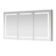 thumbnail image 2 of Santona 60 in.W x 32 in.H Medicine Cabinet with Aluminum Frameless LED Mirror, 2 of 16