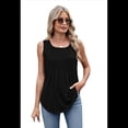 thumbnail image 2 of Camisetas Sin Mangas Holgadas para Mujer, Color Negro, Talla XL, 2 of 10