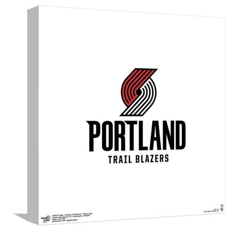 Gallery Pops NBA Portland Trail Blazers – Global Logo Canvas Wall Art Unframed Version 12 x 12