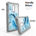 thumbnail image 2 of Blue Marble Case for LG Stylo 5 Plus 5 + LG Stylo 5X 5V Full Body Phone Cover Hybrid Military Grade Dual Layer Defender Shockproof Protective Heavy-Duty Cases, 2 of 5