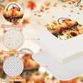 thumbnail image 6 of FRAMICS 16-Piece Fall Harvest Thanksgiving Shower Curtain Sets with Rugs, Maple Leaves Pumpkin Bathroom Sets, Waterproof Fabric Bathroom Curtain Decor with Hooks, 6 of 9