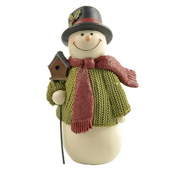 DurableDelights Snowman Resin Tabletop Figure Christmas Decoration Gift