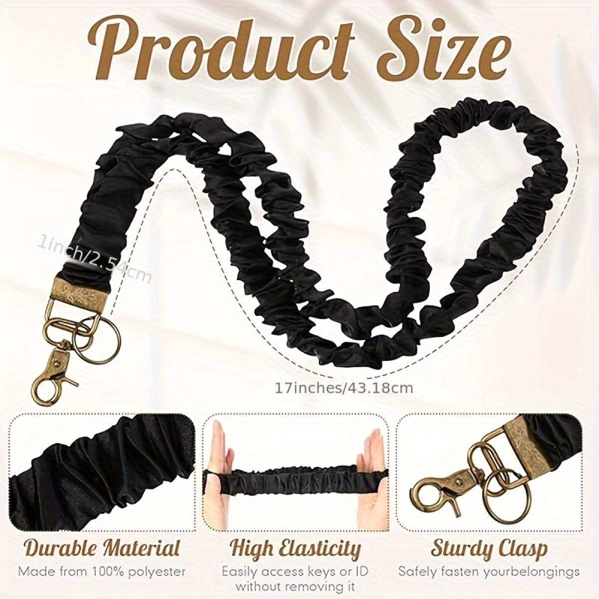 2pcs Colorful Scrunchie Lanyards for ID Badges & Keys - Stretchy, Retractable Design, Perfect for Teachers, Nurses, or Cruise Ship Use, Teacher Lanyards for Id Badges