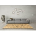thumbnail image 3 of Ahgly Company Indoor Round Oriental Brown Industrial Area Rugs, 5' Round, 3 of 4