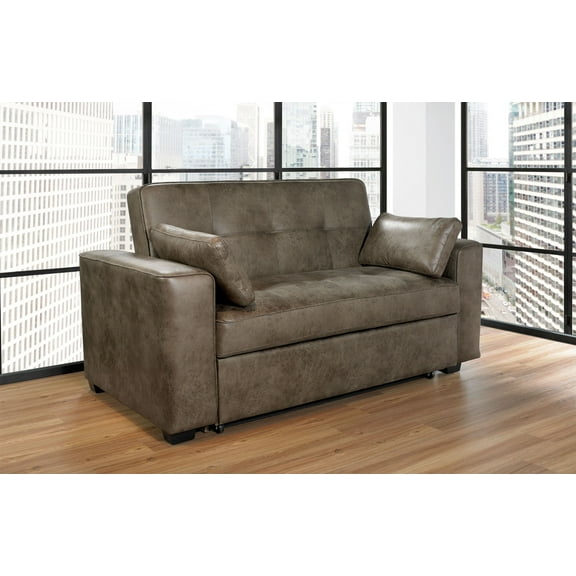 Brooklyn Twin Sofa Sleeper - Walnut