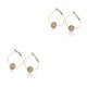 thumbnail image 3 of Pendientes de aro Sonducket Joyería de moda Cuenta Dorada Type2 NO2, 3 of 6