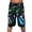 A-Black948, variant on Men's Quick Dry Swim Trunks Knee Length Drawstring Waist Board Shorts Water Resistant Floral Print Beach Surfing Shorts