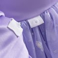 thumbnail image 5 of IDOPIP Butterfly Flower Girl V-Back Bow Dress for Kid Wedding Pageant Party Shiny Bownkot V-backless Tulle Dress Wedding Bridesmaid Pageant Party Long Maxi Gown 9-10 Years Purple, 5 of 7