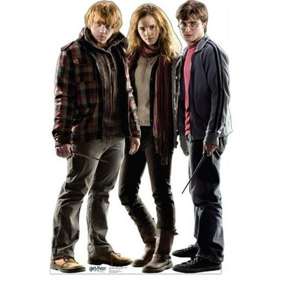 Harry Potter Hermione Ron Weasley Cardboard Standup