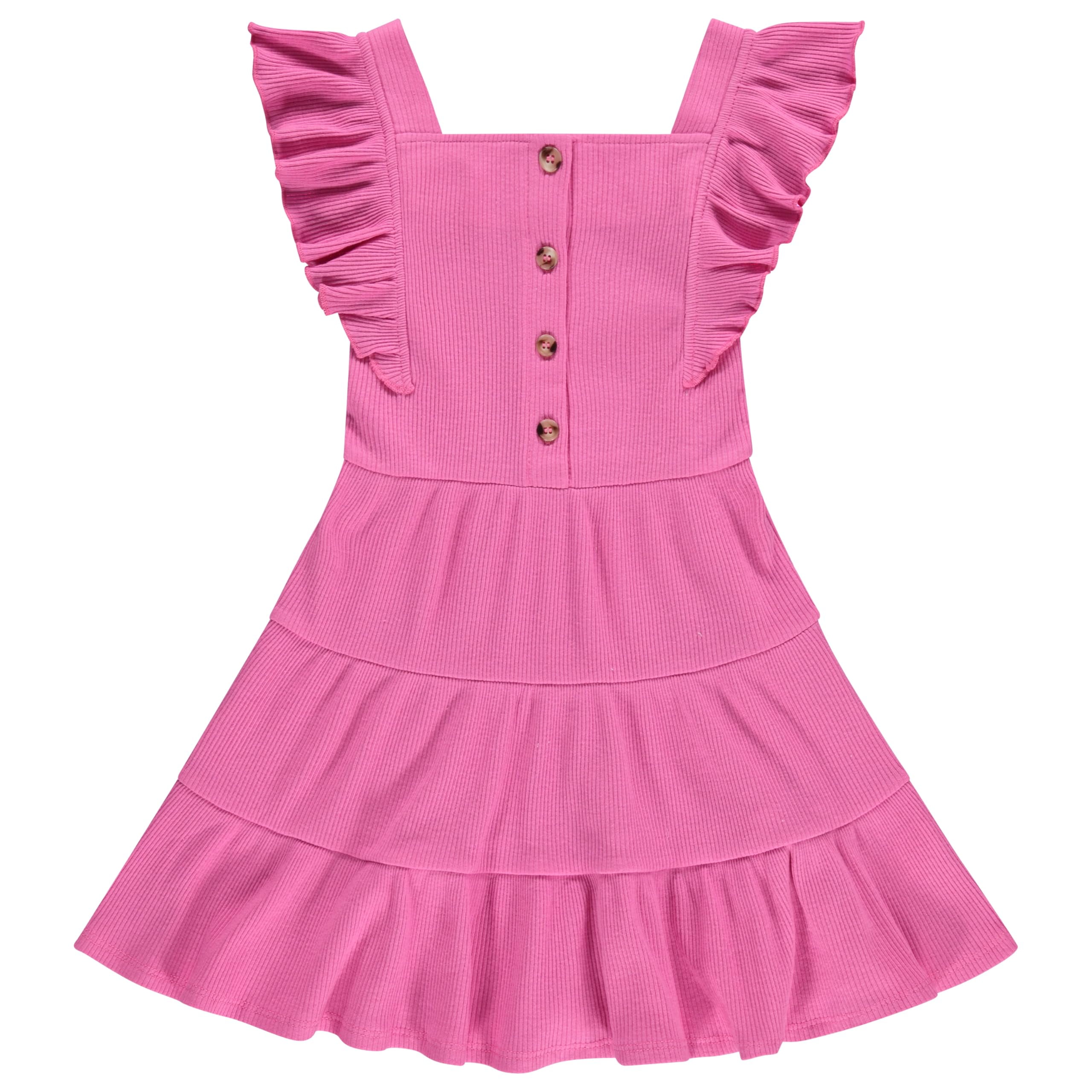 BTWEEN GIRLS 3 PK_FASHION DRESSES, Straw, 6