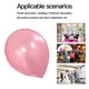 thumbnail image 5 of Bewildely 100 Uds 10 pulgadas 1,5g Globos de látex perlado fiesta de feliz cumpleaños boda adornos navideños Globo niños bolas de aire Globos Kits de decoración para fiestas rosado Bewildely HA002049-14, 5 of 6