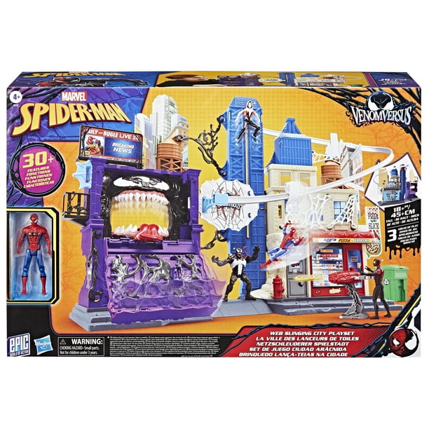 Marvel Spider-Man VenomVersus Web Slinging City Playset - Walmart.ca