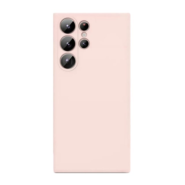 PANDACO Soft Shell Matte Pink Case for Samsung Galaxy S26 Ultra