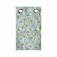 thumbnail image 1 of Flower Hanging Pocket Organizer, Simple Cartoonish Floral Pattern with Daffodils, Printed Polyester Storage Bag with Pockets, 9" x 27", Pale Blue Mustard, 1 of 2