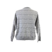 RACHEL Rachel Roy Womens Grey Soft Heather Architexture Pullover L