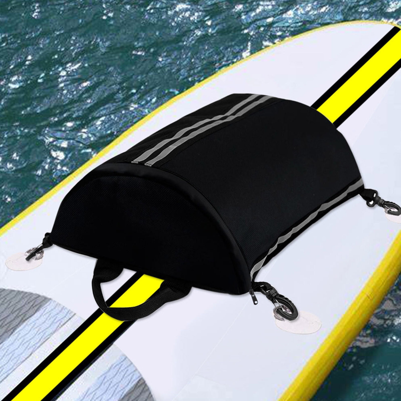 Durable Paddle Deck Storage Bag, Mesh Deck Zipper Bag for Kayaks, Deck Bag