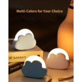 thumbnail image 5 of Luz nocturna para bebé, luz nocturna para niños pequeños, con 4 intensidades y correa de silicona, luces nocturnas para niños, lámpara de nube nocturna para lactancia materna, recargable par, 5 of 5