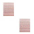 thumbnail image 1 of Wweixi Eye Face Gems Rhinestone Stickers Beads No Glue Eyebrow Rainbow Makeup Jewelry Accessory DIY Decorations Wedding Red 2Set, 1 of 6