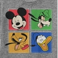thumbnail image 2 of Boy's Mickey & Friends Character Grid Performance Graphic Tee Charcoal Heather Large, 2 of 4