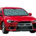 thumbnail image 2 of Kdxio Floral Print Front Windshield Sun Shade,Folding Auto Sunshade for Car Truck SUV-Small, 2 of 7