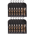 thumbnail image 1 of 12PCS Support d'Extension de Cheveux Stockage de Perruque pour Plusieurs Perruques Support de Perruque Sacs de Stockage avec Cintre Extension de Cheveux Stockage, 1 of 7