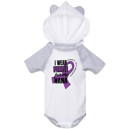 

Inktastic Chronic Pain I Wear Purple For My Nana Gift Baby Boy or Baby Girl Bodysuit