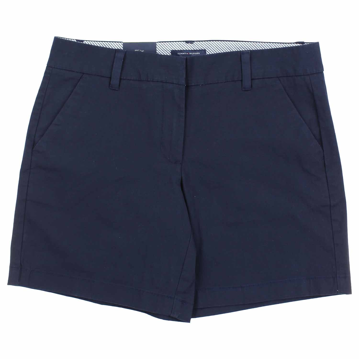 Tommy Hilfiger Womens Chino Walking Shorts (Midnight, 10) - Walmart.com