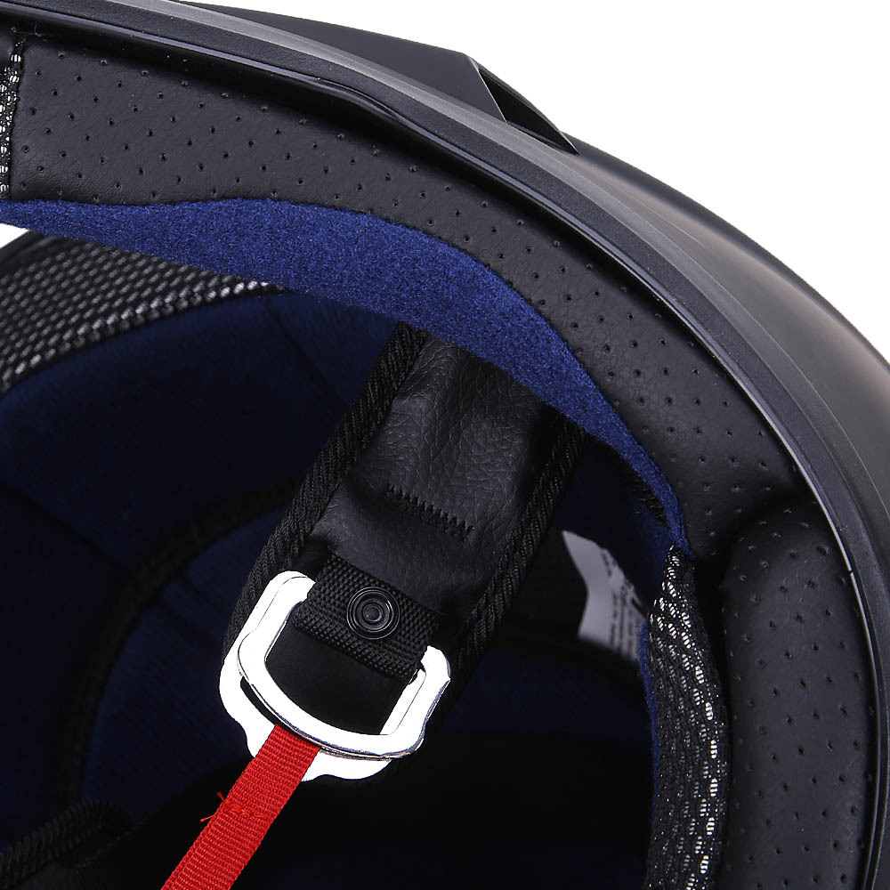 Oumurs DOT Motocross Motorcycle Helmet Open Face Off-road Dirt Bike ATV Helmet Unisex Adult Black M L XL XXL