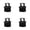 Black 4PCS, variant on Brush For Barbers Natural Boar Brush Beard And Mustache Grooming Tool Soft Barber Brush Ergonomic Design Finger Ring Handle Mustache Combs For Barbering