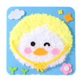 thumbnail image 1 of Embroidery Doll Set, Cartoon Animal Punch Needle Fabric Patterns Needle Sewing Carto Poking Kit First for Beginner, Kit,, 1 of 8