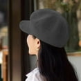 thumbnail image 5 of Women Summer Straw Newsboy Cap Beret Breathable Mesh Octagonal Cap Sun Hat Beach Hats for Women, 5 of 6