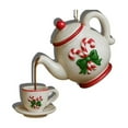 thumbnail image 3 of Vintage Christmas Teapot Ornament with Red Holly Berries and Pouring Tea Effect - Festive Tea Cups Holiday Decor for Tea Lovers - Unique Christmas Tea Pot Gift Idea for Home & Kitchen, 3 of 3