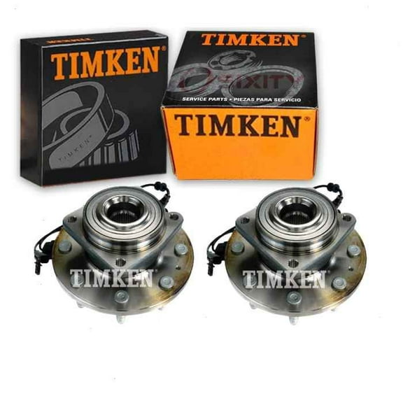 2 pc Timken Front Wheel Bearing Hub Assembly compatible with Ford F-150 2011-2014 - SVT Raptor