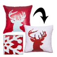 thumbnail image 2 of DOLITY Christmas Bed Decor Soft Square Throw Pillow Case Cushion Covers B B, 2 of 9