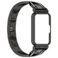 thumbnail image 6 of MENGYKE Compatible for Samsung Galaxy Fit 3 Band, Women [No Gap] Metal Replacement Chain Bling Rhinestone Galaxy Fit3 Strap Watch Band Wristband for Samsung Galaxy Fit 3 Smartwatch（Black）, 6 of 6