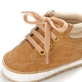 thumbnail image 5 of Gyratedream 0-18M Baby Boys Girls Suede PU Leather Moccasins Soft Sole High-Top Shoes, 5 of 7