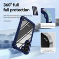 thumbnail image 4 of Allytech Galaxy S23 Case, Military Grade Protection Shockproof TPU Clear Back Cover Anti-slip Armor Bumper Case for Samsung Galaxy S23 - Blue, 4 of 8