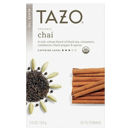 (3 Boxes) Tazo Organic Chai Tea Bags Black Tea
