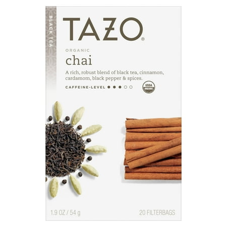 (3 Boxes) Tazo Organic Chai Tea Bags Black Tea (Best Organic Black Tea)