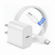 thumbnail image 1 of USB C Wall Charger, 20W Super Fast Charging Block and 6FT Type C Android Charger Cable for Samsung Galaxy S25 Ultra S24 FE S23 S22 S21 S20 A16 A15 A14, Google Pixel 10 9 Pro XL Fold 9a 8a 8Pro 7a 6Pr, 1 of 1