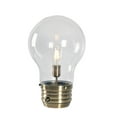 thumbnail image 2 of Kenroy Home Edison 18'' LED Table Lamp with Clear Glass Novelty Shade Modern Table Light Fixture for Living Room, Bedroom, Office, or Dorm, 2700K, Antique Brass, 2 of 8